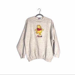 Vintage 1990s Disney Pooh Sweatshirt size  XL